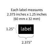 Teal Green & Gold Small Dropper Bottle Label 