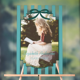 Teal Green Graduation Acryl Bord