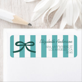 Teal Green Graduation Etiket