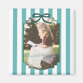 Teal Green Graduation Magneet
