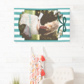 Teal Green Graduation Spandoek (Insitu)