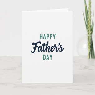 Teal Happy Day Script Kaart