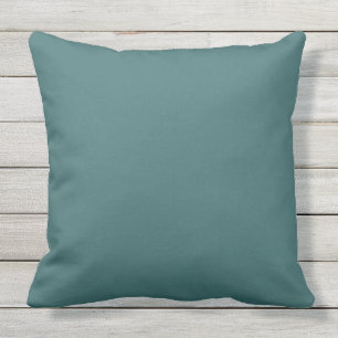 Teal Kleur Overeenkomende Buitenkussen