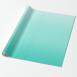 teal licht verse afgestudeerde niveaus cadeaupapier