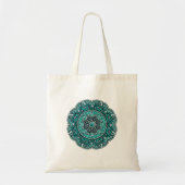 Teal Mandala Tote Bag - Boho Canvas ShoppiTote Bag (Devant)