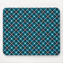 Teal & Navy Geometric Grid Pattern