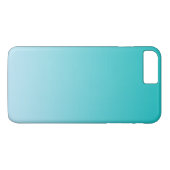 Teal Ombre Case-Mate iPhone Case (Achterkant (Horizontaal))