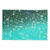 Teal Patroon Kussensloop (Achterkant)