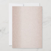 Teal Silver Floral Butterfly Tan Rehearsal Dinner Kaart (Achterkant)