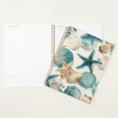 Teal Turquoise green corals pattern (Devant avec enveloppe)