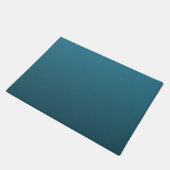 Teal verloop Kleur Deurmat (Schuin)