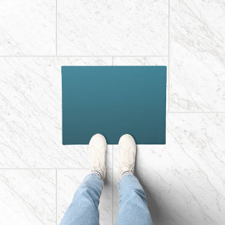 Teal verloop Kleur Deurmat