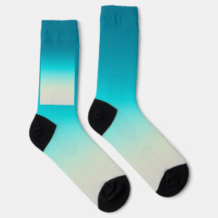Teal Verlopende Moderne Ombre Sokken