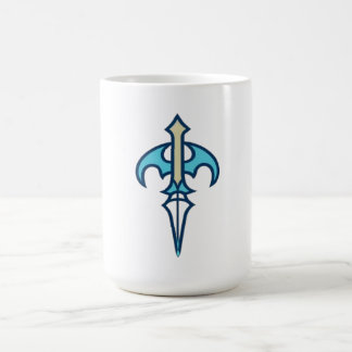 Teal Vleermuisvleugel Dagger Symbool Koffiemok