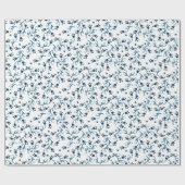 Teal Watercolor Boho Cadeaupapier (Vlak)