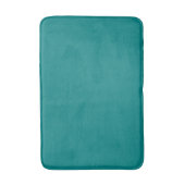 Tealgroene effen kleur badmat (Voorkant Verticaal)