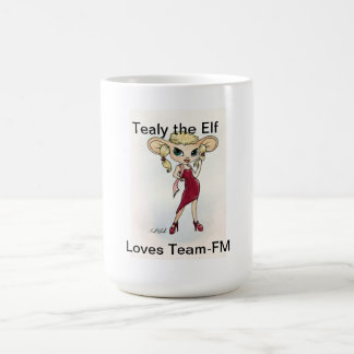 Tealy l'elfe aime la tasse d'Équipe-FM