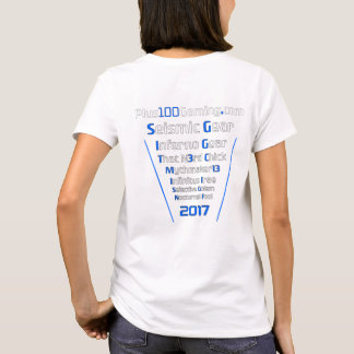 Team +100 T-Shirt 2017 Womens voor games