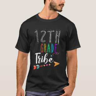 Team 12e klas leraar stam terug naar school t-shirt