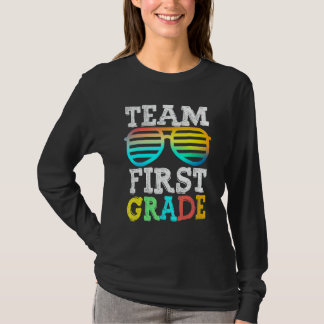 Team 1st Grade Squad First Teacher Student Back To T-shirt