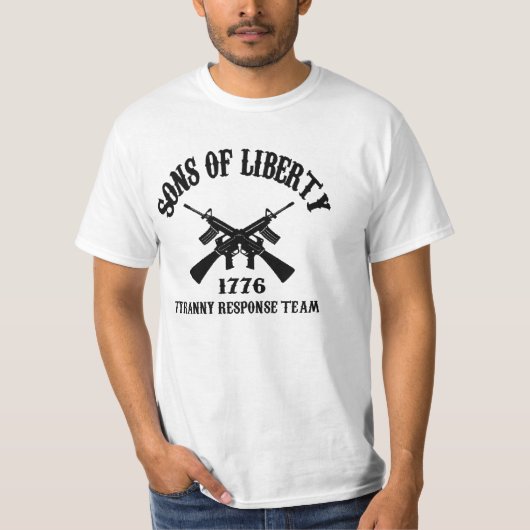 TEAM 2010 "SONS LIBERTY" TYRANNY RESPONS T-SHIRT (Voorkant)