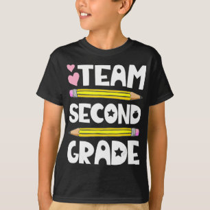 Team 2e klas Fun 2e terug naar school leraar S T-shirt
