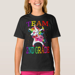Team 2e klas terug naar school Eenhoorn T-shirt