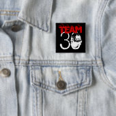 Team 30 vierkante button 5,1 cm (In situ)