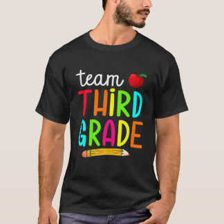 Team 3e graad 3e graad terug naar school voor jong t-shirt