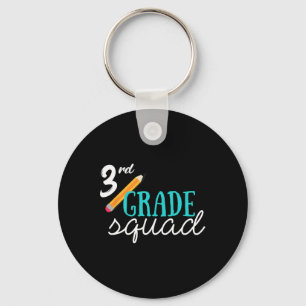 Team 3e Graad Leraar Byck Terug naar school cadeau Sleutelhanger