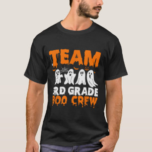Team 3e Grade Boo Crew Halloween Ghost T-shirt