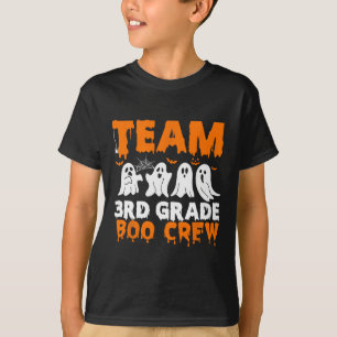 Team 3e Grade Boo Crew Halloween Ghost T-shirt