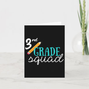 Team 3e klas leraar Byck naar school cadeau Kaart