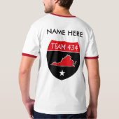 TEAM 434 - CTOP - RED T-SHIRT (Achterkant)
