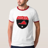 TEAM 434 - CTOP - RED T-SHIRT (Voorkant)