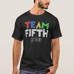 Team 5e graad 5e graad terug naar school t-shirt