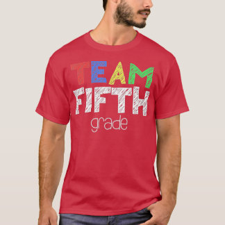 Team 5e graad 5e klas terug naar school t-shirt
