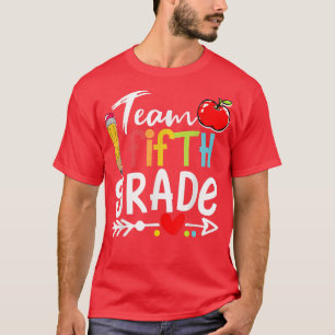 Team 5e graad Hallo 5e graad terug naar school T-shirt