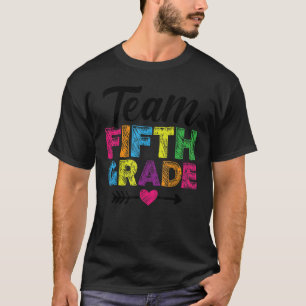 Team 5e klas docenten Terug naar school A T-shirt