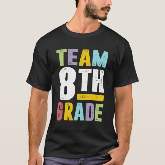 Team 8e graad t-shirt (Voorkant)