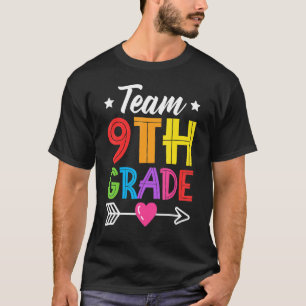 Team 9e graad leraar Kind terug naar school T-shirt