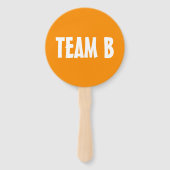 Team A Team B Competitie Paddle Bord Handwaaier (Achterkant)