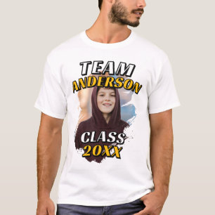 Team [Achternaam] Afstudeerfoto Klas van 20XX T-shirt