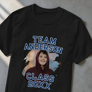 Team [Achternaam] Afstudeerfoto Klas van 20XX T-shirt