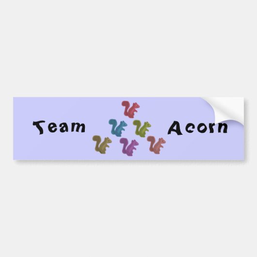 Team Acorn Bumpersticker (Voorkant)