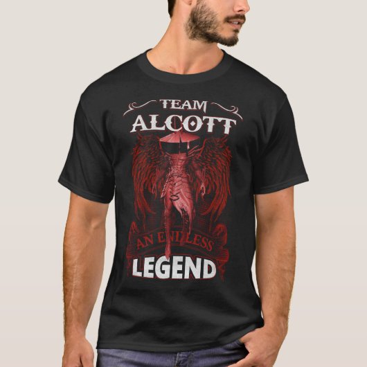 Team ALCOTT - Een eindeloze LEGEND T-shirt (Voorkant)