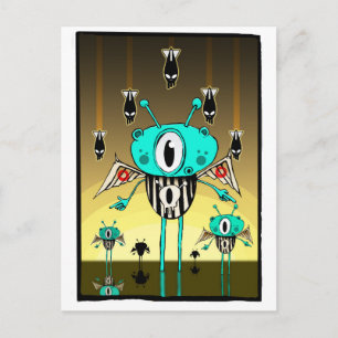 Team alien 2012 briefkaart