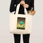 Team alien 2012 grote tote bag (Voorkant (product))