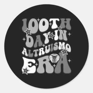 Team Altruismo geeft 100ste schooldag RC Ronde Sticker