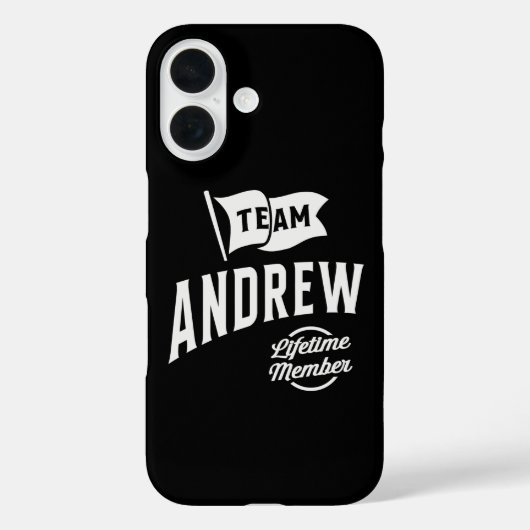 Team Andrew Lifetime Lid Case-Mate iPhone Case (Achterkant)